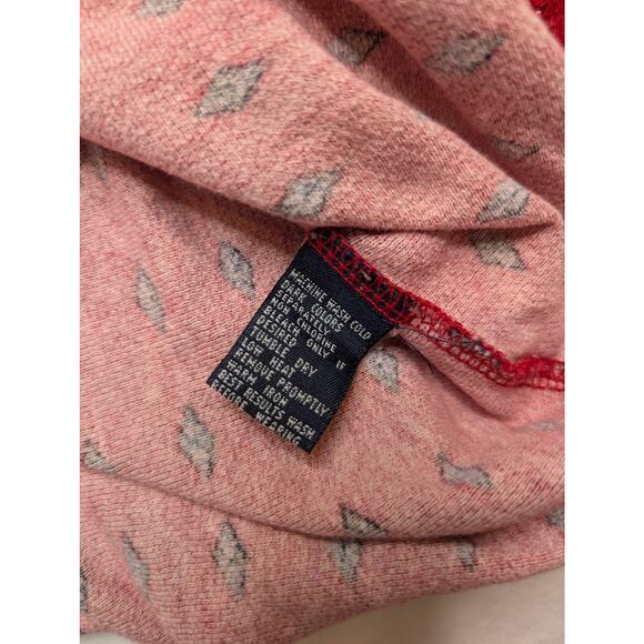 Chaps Ralph Lauren Vintage Mens Polo Shirt - Large Red Diamond Pattern - Picture 7 of 8